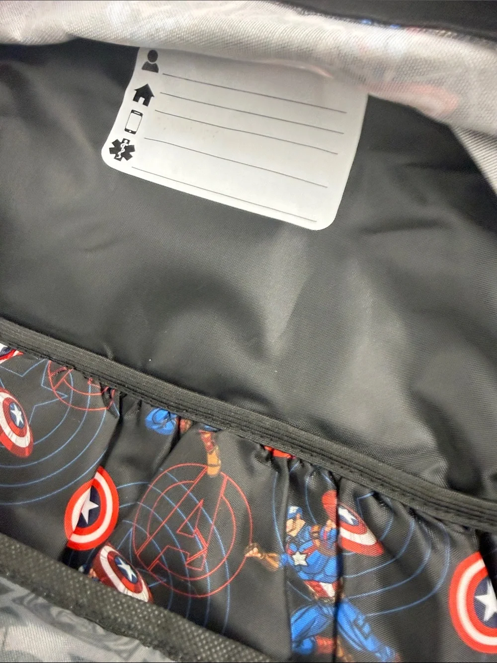 NEW Marvel Kids Backpack with Lunch Box